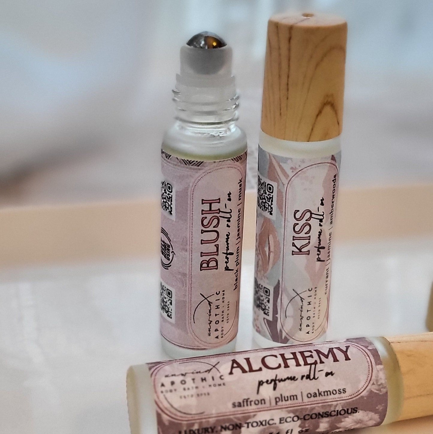 Perfume Oil Roll-On- Travel Mini Trial Size- Non-Toxic Body Mist- Phthalate Paraben Free Fragrance - Vegan Friendly Cruelty Free- Hydrating Long Lasting