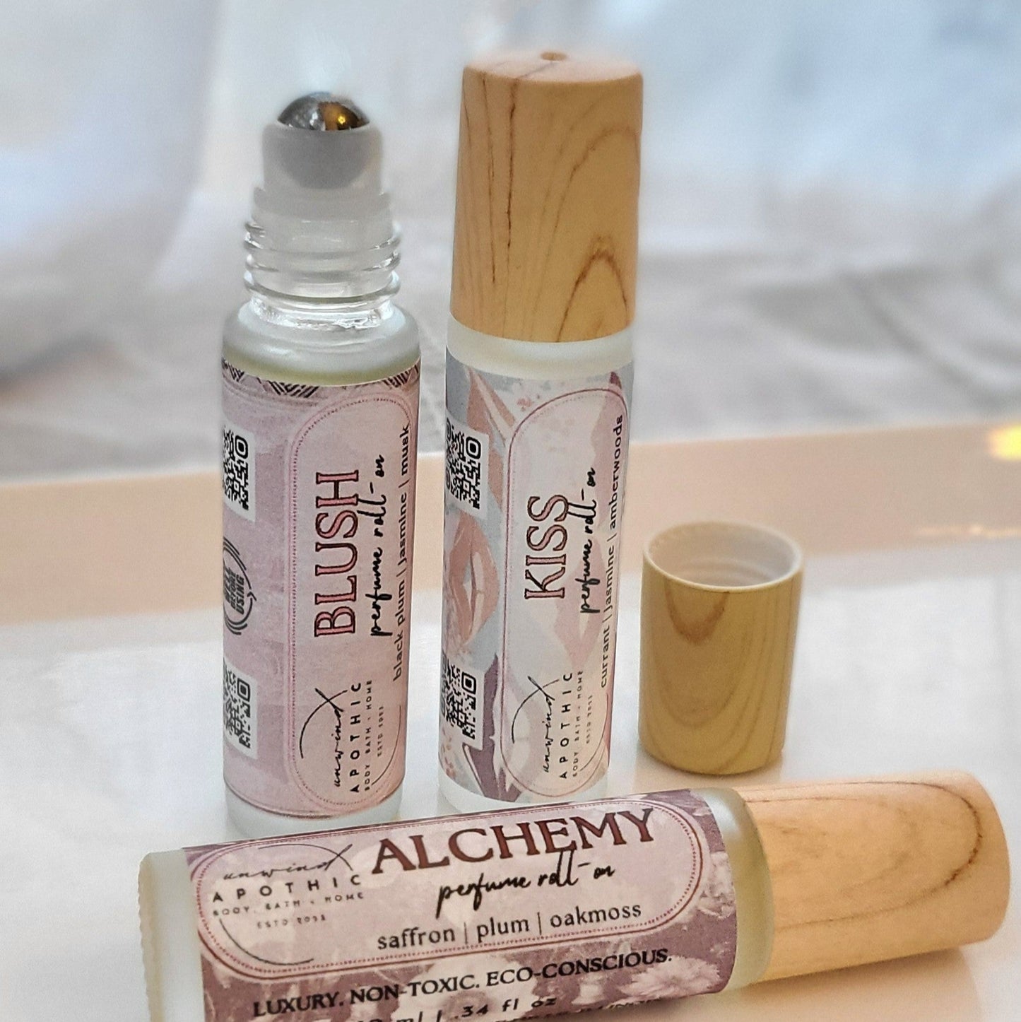 Perfume Oil Roll-On- Travel Mini Trial Size- Non-Toxic Body Mist- Phthalate Paraben Free Fragrance - Vegan Friendly Cruelty Free- Hydrating Long Lasting