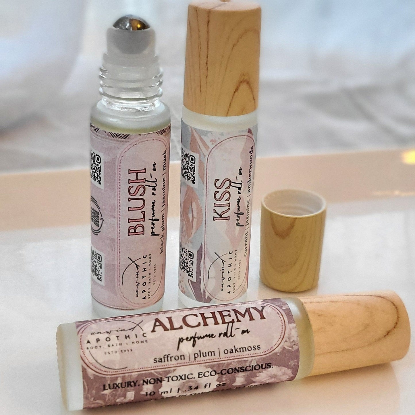 Perfume Oil Roll-On- Travel Mini Trial Size- Non-Toxic Body Mist- Phthalate Paraben Free Fragrance - Vegan Friendly Cruelty Free- Hydrating Long Lasting