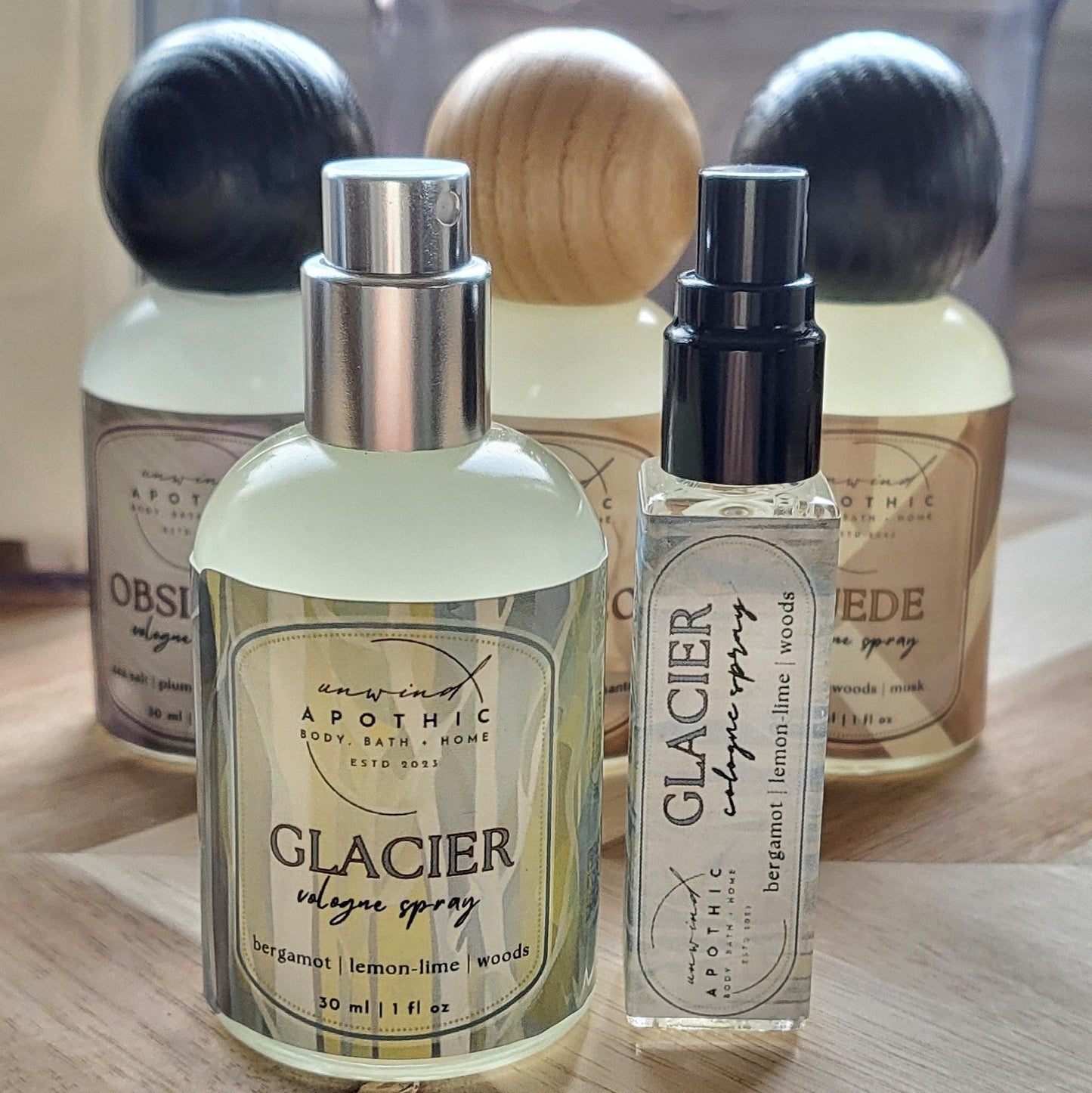 Cologne- Travel Mini Trial Size- Full Size- Non-Toxic Body Spray Aftershave- Phthalate Paraben Cruelty Free Fragrance - Vegan Friendly- Long Lasting