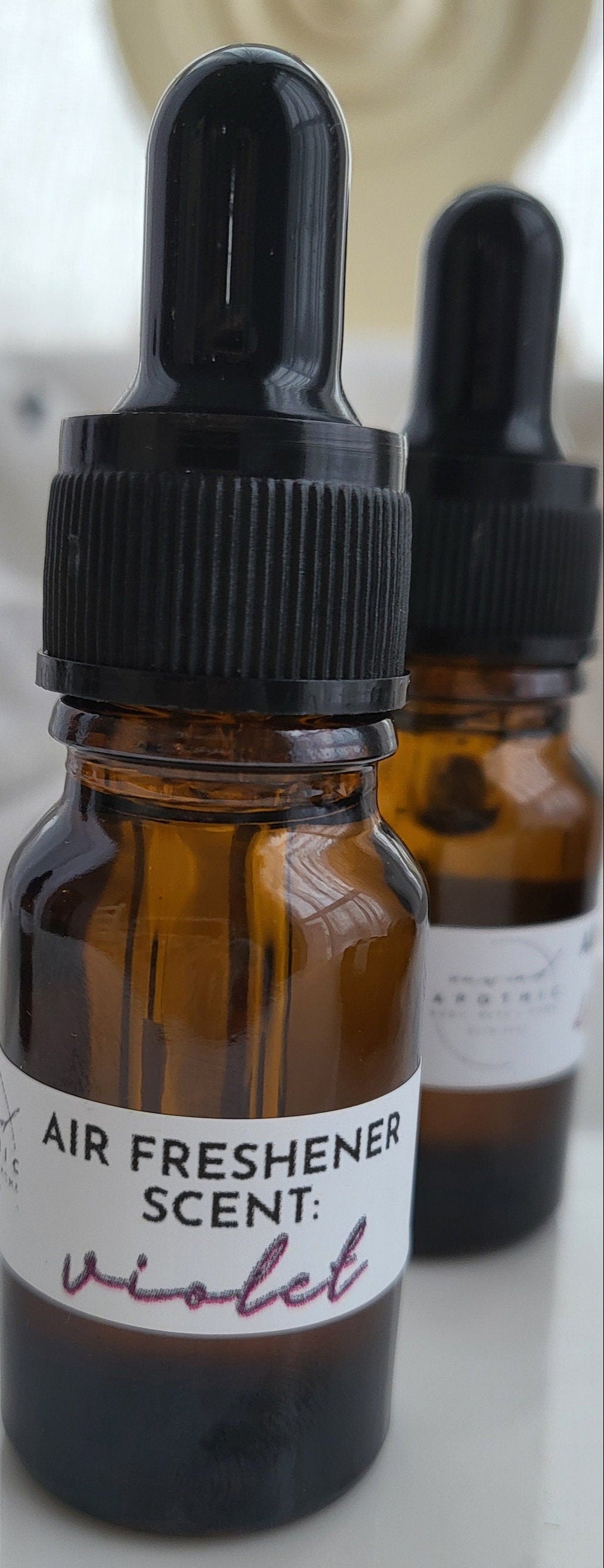Hanging Air Freshener Refill Dropper- Scent Beads Oil- Aromatherapy- Clip Vent Fragrance- Portable Reed Diffuser- Essential Oil Pendant