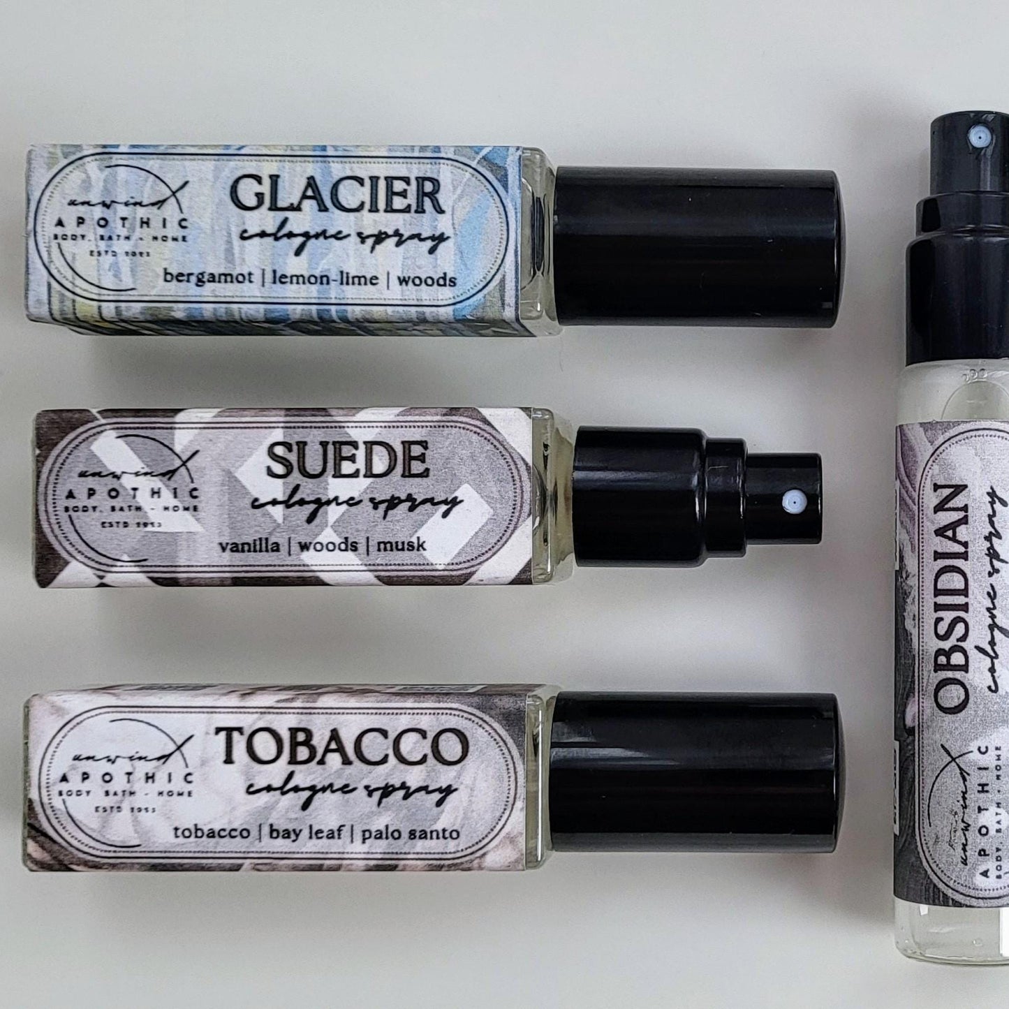 Cologne- Travel Mini Trial Size- Full Size- Non-Toxic Body Spray Aftershave- Phthalate Paraben Cruelty Free Fragrance - Vegan Friendly- Long Lasting
