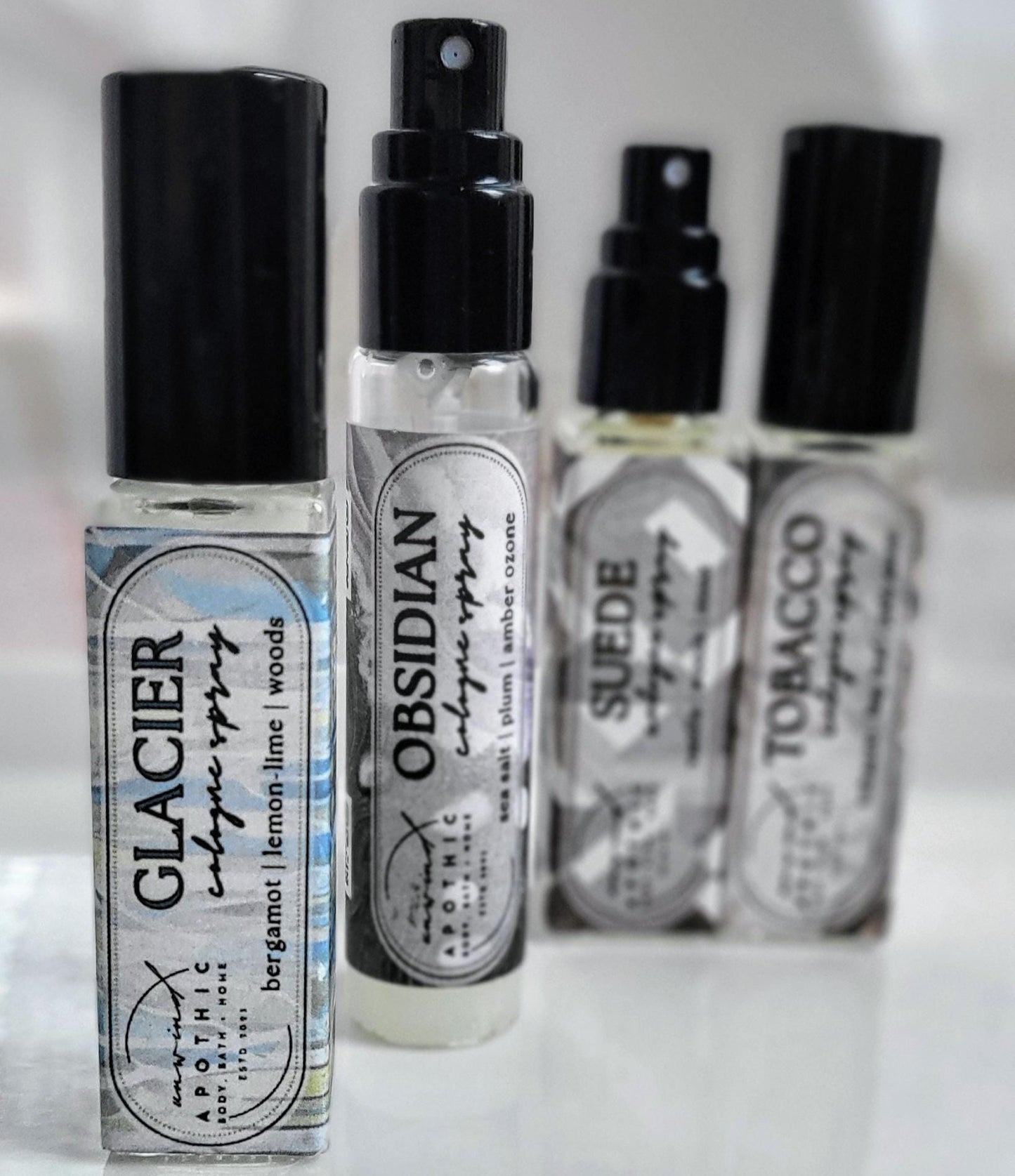 Cologne- Travel Mini Trial Size- Full Size- Non-Toxic Body Spray Aftershave- Phthalate Paraben Cruelty Free Fragrance - Vegan Friendly- Long Lasting