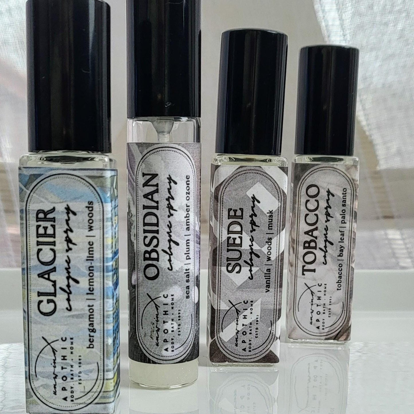 Cologne- Travel Mini Trial Size- Full Size- Non-Toxic Body Spray Aftershave- Phthalate Paraben Cruelty Free Fragrance - Vegan Friendly- Long Lasting