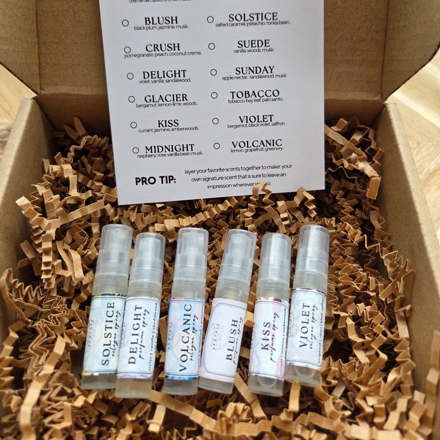 Sampler Kit- Try-On- Perfume Minis Travel Size- Discovery Set