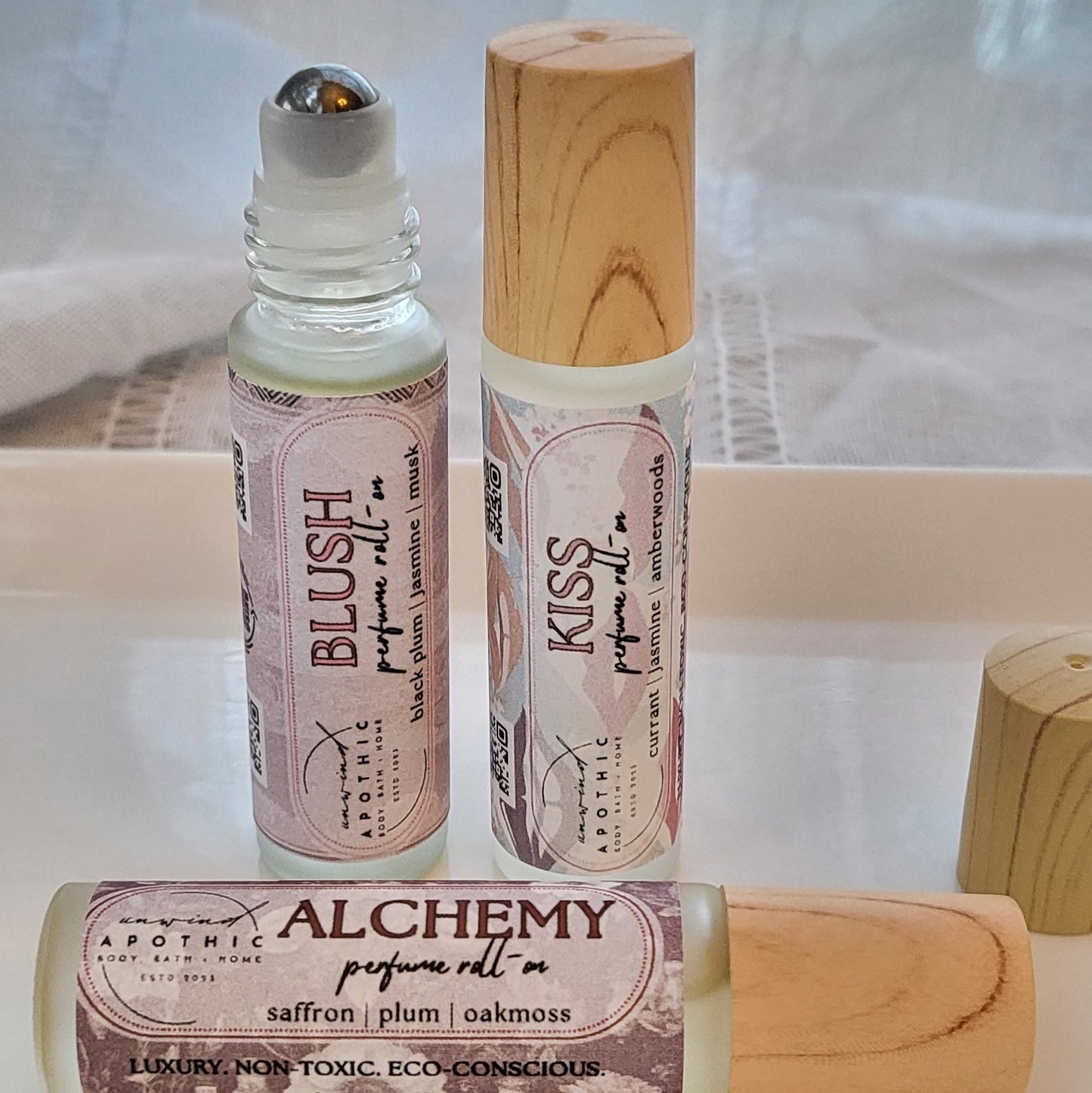 Perfume Oil Roll-On- Travel Mini Trial Size- Non-Toxic Body Mist- Phthalate Paraben Free Fragrance - Vegan Friendly Cruelty Free- Hydrating Long Lasting