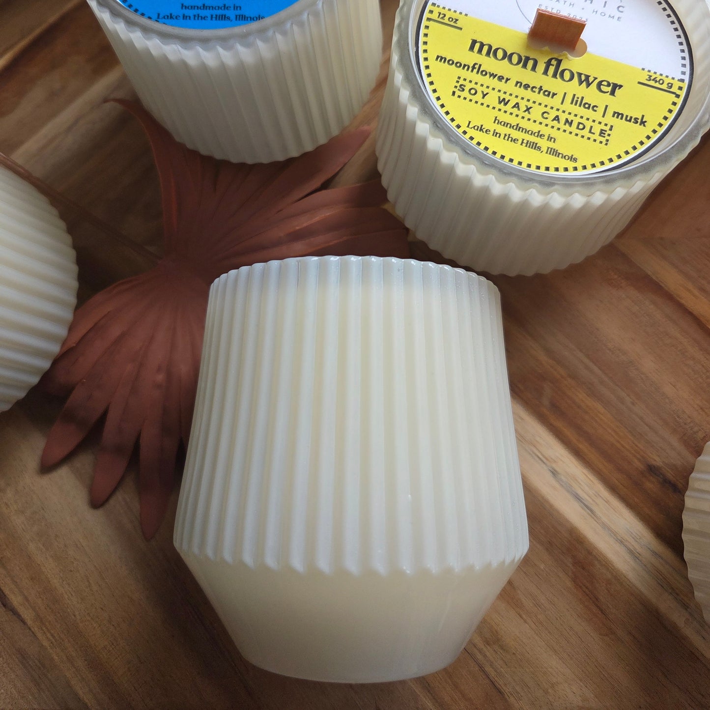 Soy Wax Candle- Woodwick in Decorative Luxurious Glass Jars