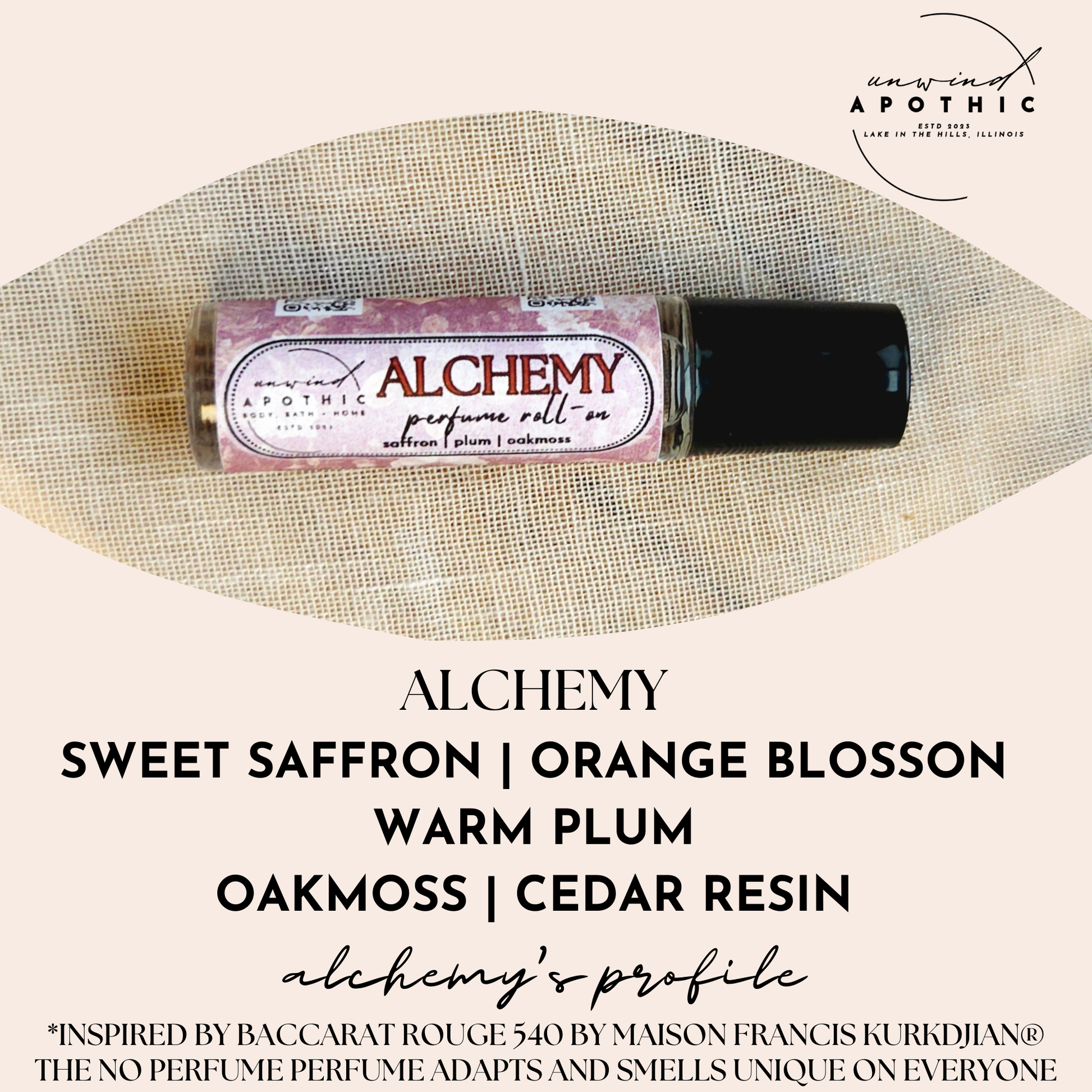 Non-Toxic Long Lasting Refillable Travel /Trial/Purse Size Perfume Roll-On Oils. Everyday scents gifts for Her/Him/Unisex Valentine's Mother's Day Christmas. Baccarat Rouge. No Perfume scent adjusting