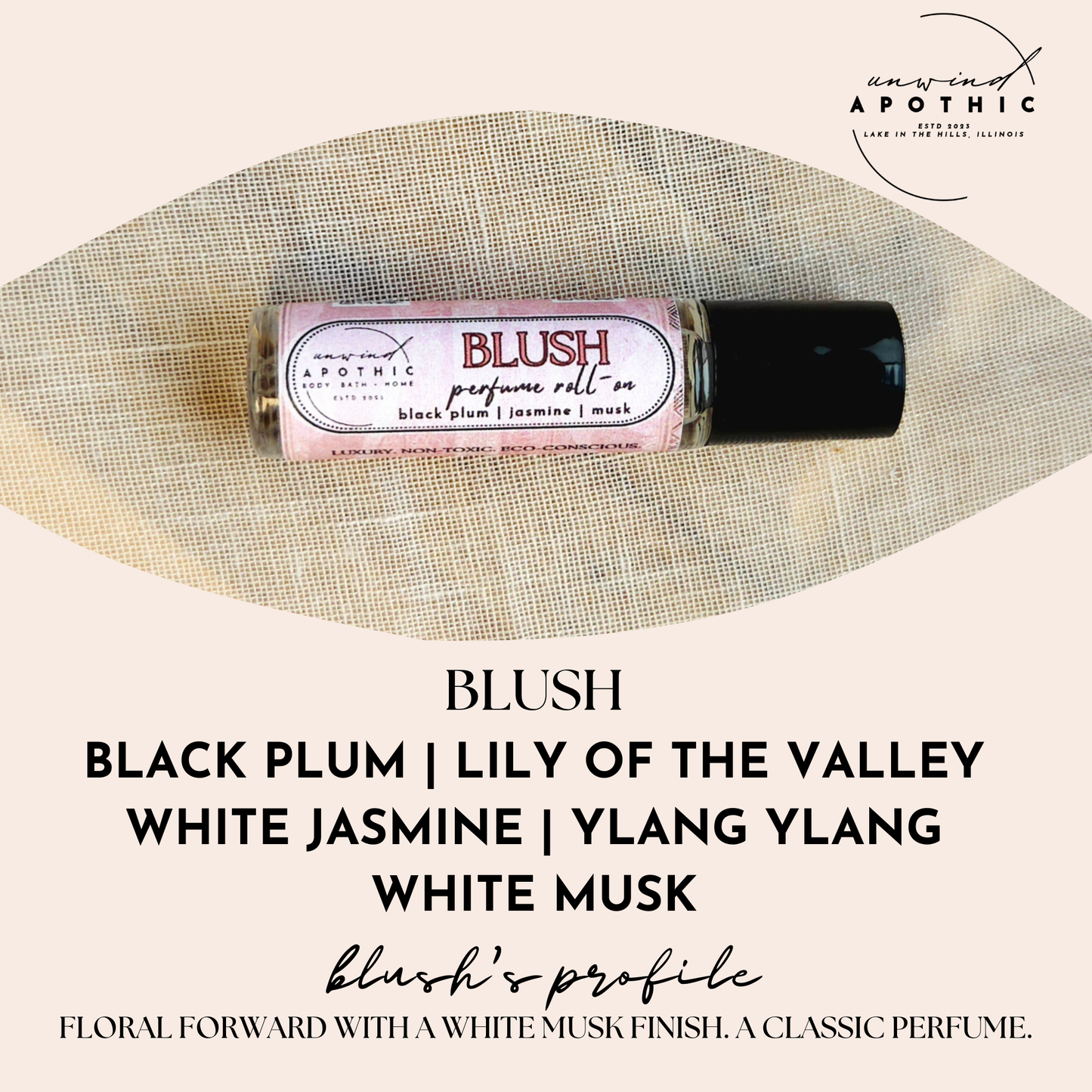 Non-Toxic Long Lasting Refillable Travel /Trial/Purse Size Perfume Roll-On Oils. Everyday scents gifts for Her/Him/Unisex Valentine's Mother's Day Christmas. Musk oils