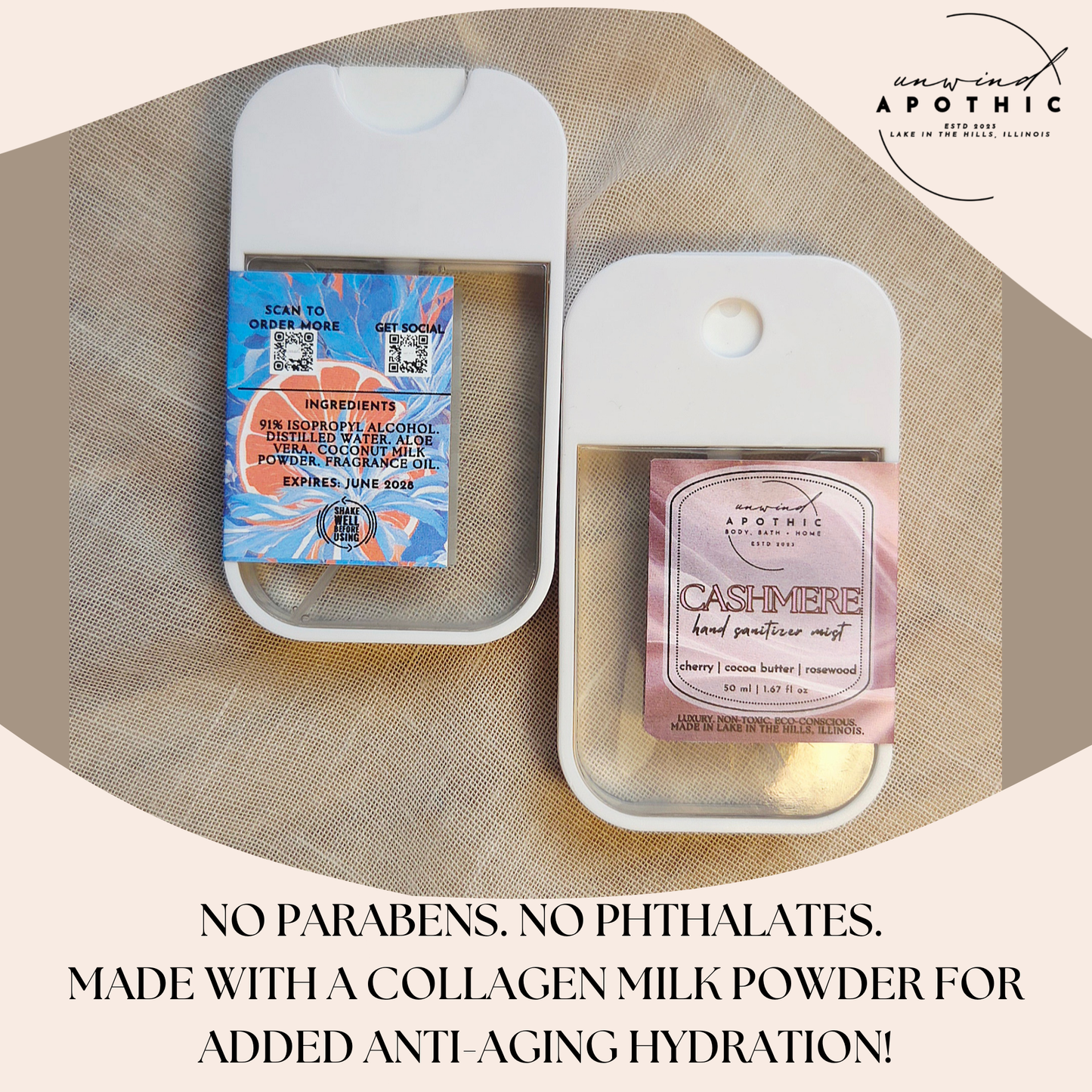 HYDRATING HAND SANITIZER SPRAY