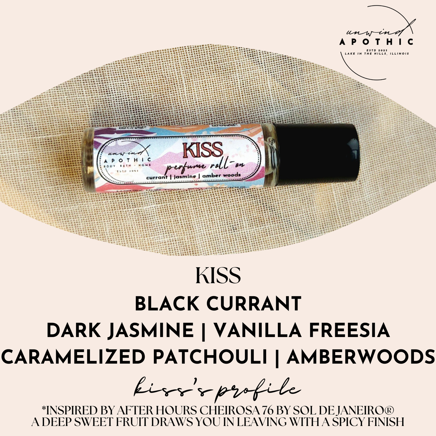 Non-Toxic Long Lasting Refillable Travel /Trial/Purse Size Perfume Roll-On Oils. Everyday scents gifts for Her/Him/Unisex Valentine's Mother's Day Christmas. Amber Oil