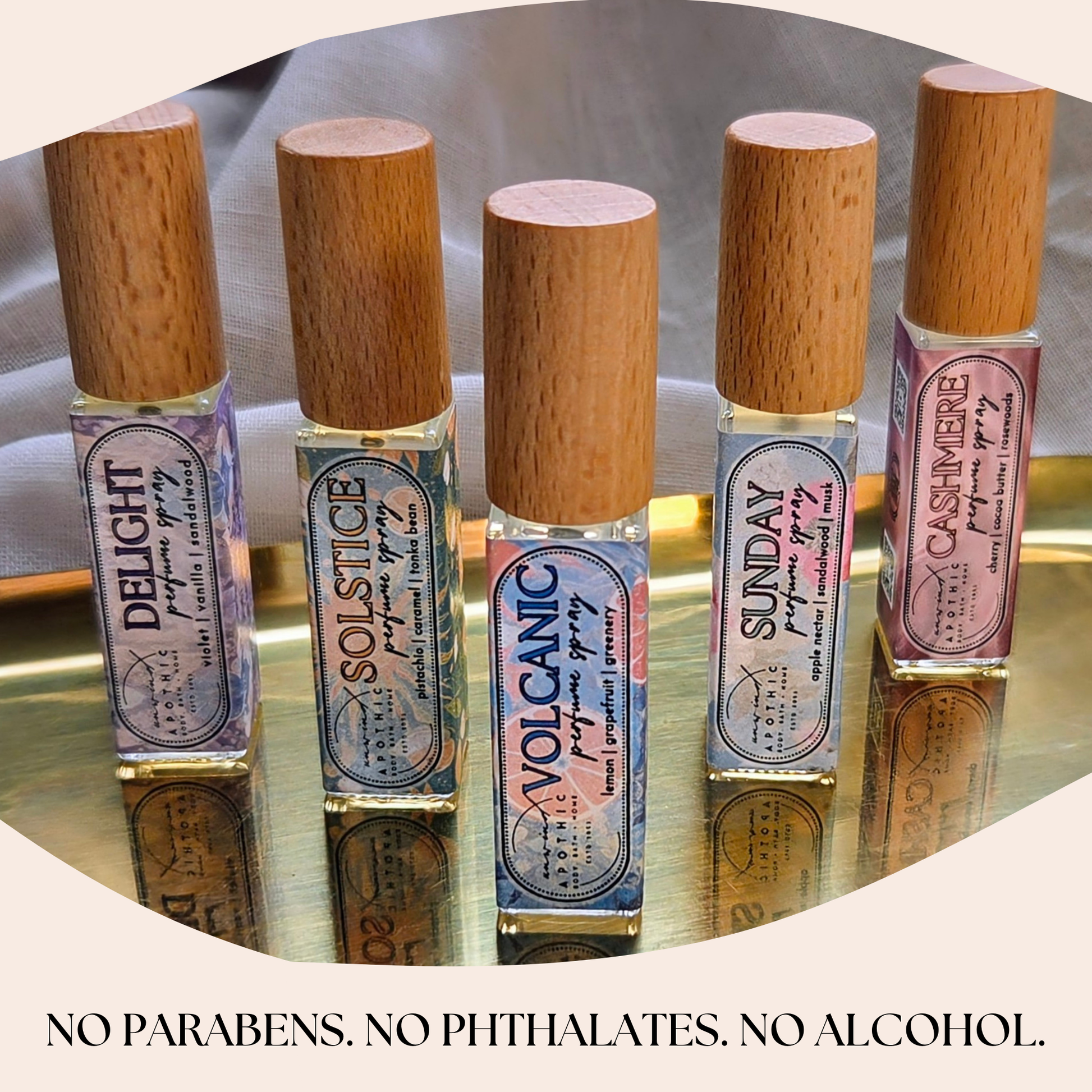 Non-Toxic Alcohol Free Travel/Trial size Long Lasting Natural Spray Hair Mist Perfumes Sol de Janeiro Dupe Volcano Dupe Refillable Sustainable Scents No Hormone Disruptors