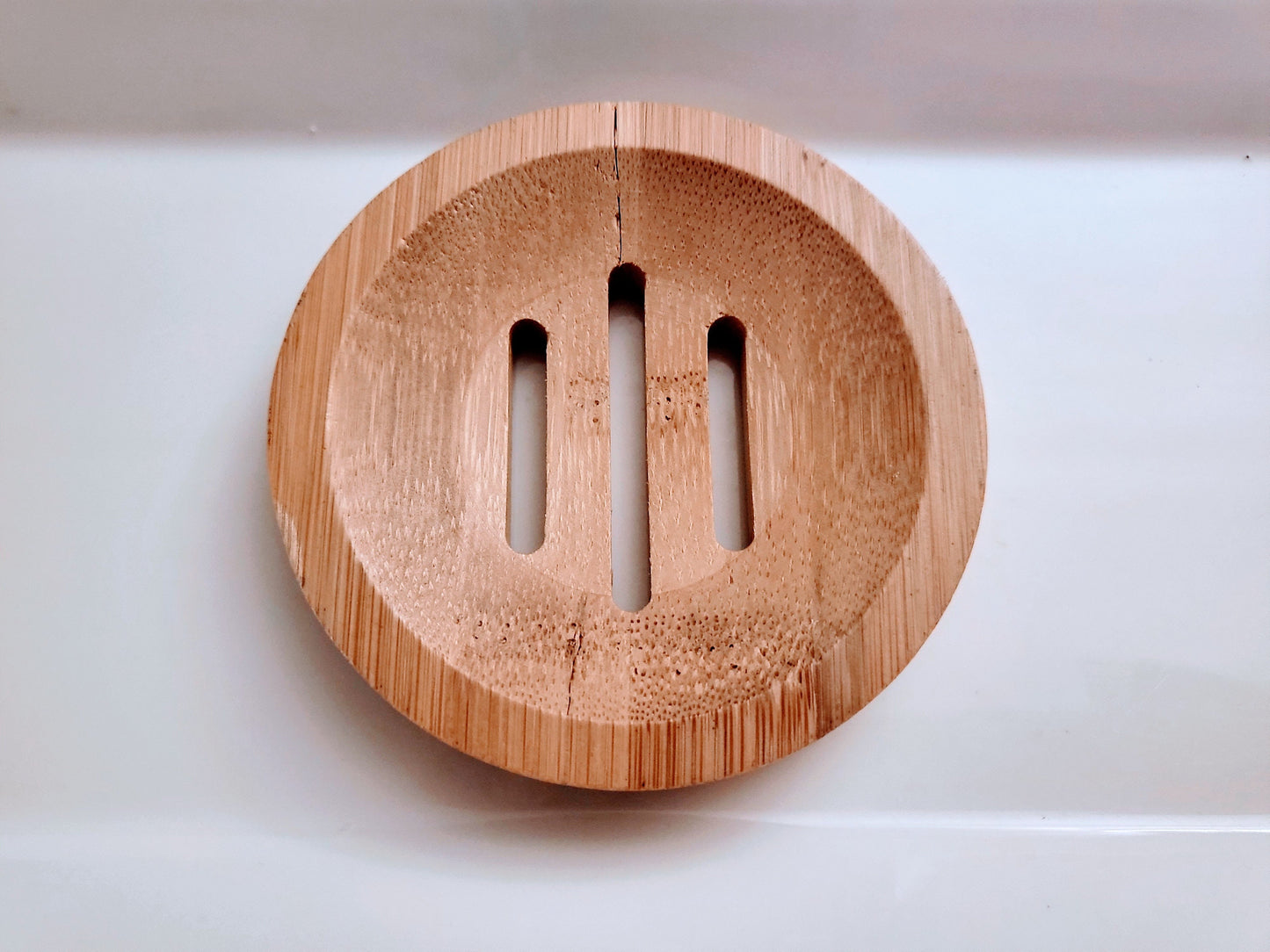 Shower Steamer Holder - Bamboo Tray - Sustainable Material - Aromatherapy - Bath Steamer Container - Wooden Drain Holder - Shower Accessory